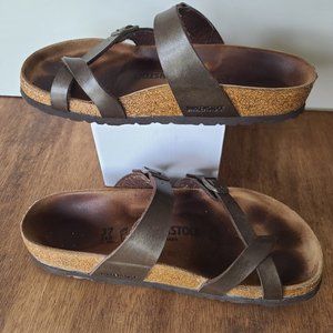 Birkenstock Mayari Sandals / Womens/ SIZE 37 / LIKE NEW!  Bronze